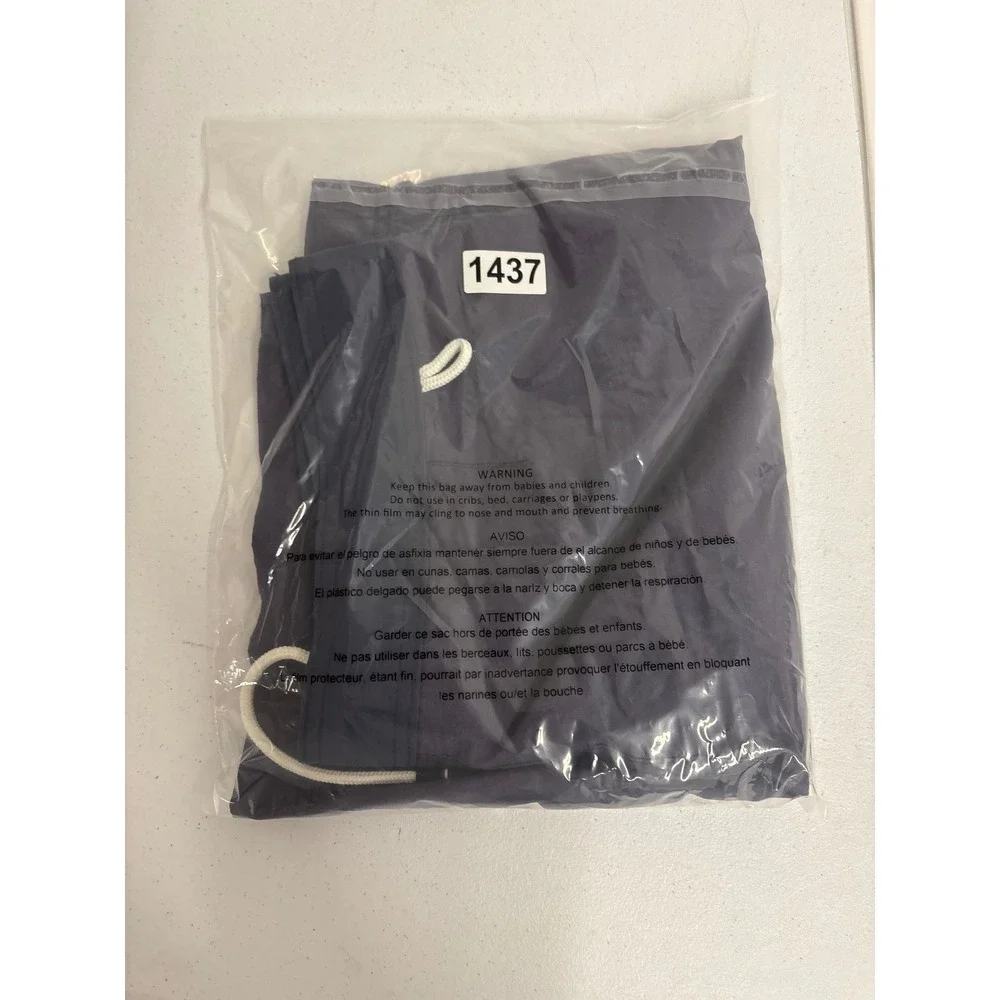 Tommy Hilfiger Mens Navy Blue Colorblock Logo Board Shorts Swim Trunks Large